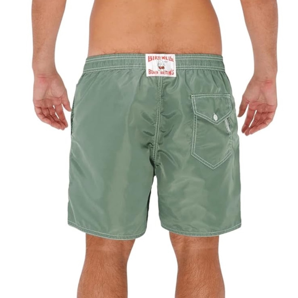 Birdwell Green Swim Trunks
